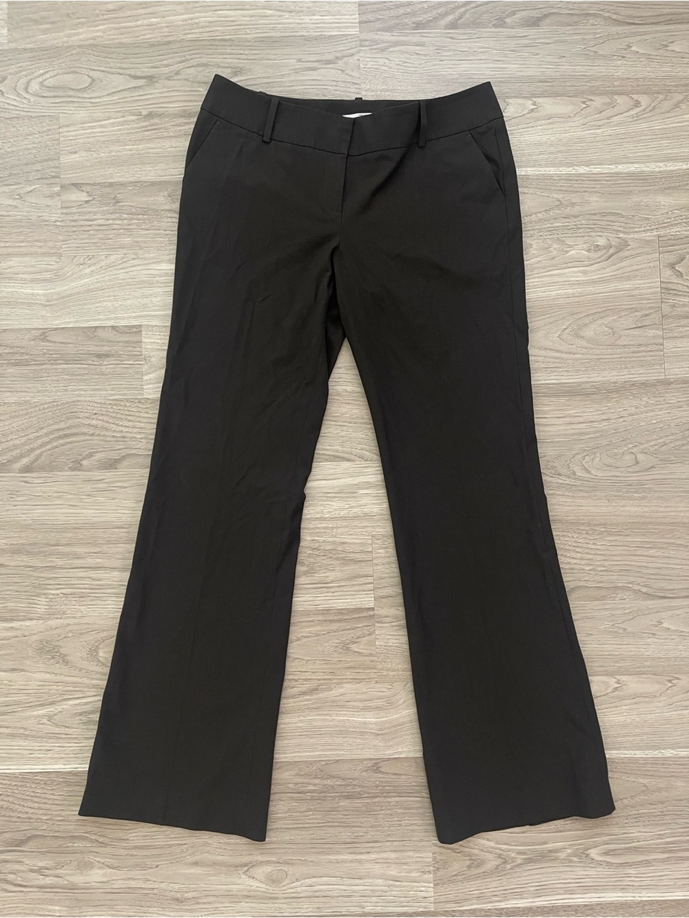 Women’s Dark Brown Y2K Low Rise Trousers Office Work Slacks Bootcut Pants - 8